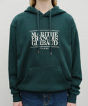 CLASSIC LOGO HOODIE IN DARK TEAL image 4