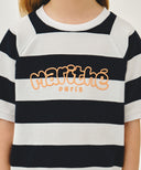 KIDS RAGLAN SHORT SLEEVE SWEATSHIRT IN STRIPE image 4
