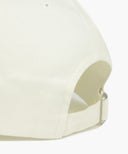 DRAWING CLASSIC LOGO FLAT BRIM CAP IN IVORY image 4