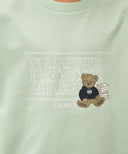 KIDS DOODLE CLASSIC LOGO LONG SLEEVE TEE IN MINT image 4