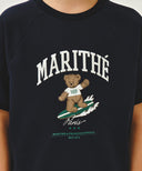 KIDS RAGLAN HALF SWEAT SET-UP IN NAVY image 4