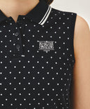W SMALL CLASSIC LOGO PK COLLAR SLEEVELESS IN DOT image 4