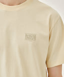 AEROCOOL SMALL CLASSIC LOGO TEE IN BEIGE image 4