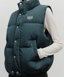CLASSIC LOGO DOWN VEST IN DARK TEAL image 4