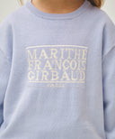 KIDS CLASSIC LOGO KNIT PULLOVER IN LIGHT PURPLE image 4
