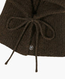 CIRCLE LOGO BALACLAVA IN DARK BROWN image 4