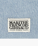 CLASSIC LOGO DENIM POUCH IN LIGHT BLUE image 4