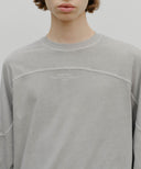 INCISION DYEING LONG SLEEVE IN GRAY image 4
