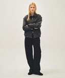 DENIM HARRINGTON JACKET IN GRAY image 11