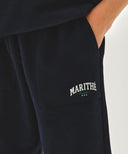 KIDS RAGLAN HALF SWEAT SET-UP IN NAVY image 5