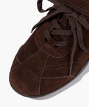 W LACE UP SUEDE SNEAKERS IN BROWN image 5