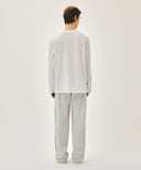 CLASSIC LOGO SWEAT PANTS IN LIGHT HEATHER GREY image 11