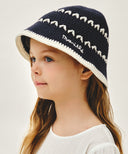 KIDS CROCHET HAT IN NAVY image 5