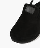 SUEDE STRAP CLOGS IN BLACK image 7