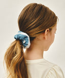 KIDS W LACE HAIR SCRUNCHIE IN BLUE image 5