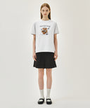 MARINE DRAWING DOODLE GRAPHIC TEE IN LIGHT HEATHER GREY image 5