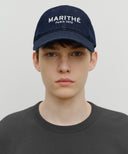 DENIM WASHING REGULAR LOGO BALL CAP IN INDIGO image 5
