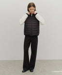 CLASSIC LOGO LIGHT DOWN VEST IN BLACK image 5