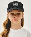 KIDS CLASSIC LOGO NYLON CAMP CAP IN BLACK image 5