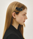 REGULAR LOGO ENAMEL HAIR PIN IN BLACK image 5