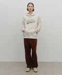 VINTAGE STAMP GRAPHIC HOODIE (BRUSHED) IN OATMEAL image 5