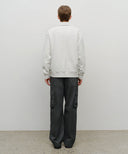 M WASHED CARGO PANTS IN CHARCOAL GREY image 5
