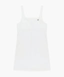 W DENIM SLEEVELESS DRESS IN OFF WHITE image 5
