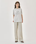 AEROCOOL LEMON CLASSIC LOGO TEE IN LIGHT HEATHER GREY image 5