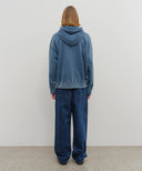 M DOUBLE KNEE CARPENTER DENIM PANTS IN DARK BLUE image 5