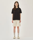 VINTAGE LOGO TYPO TEE IN BROWN image 5