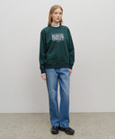 CLASSIC LOGO SWEATSHIRT IN DARK TEAL image 5