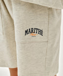 KIDS RAGLAN HALF SWEAT SET-UP IN OATMEAL image 5
