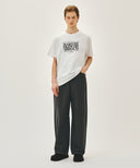 CLASSIC LOGO TEE IN WHITE image 5