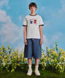 [MARITHE_DISNEY] MICKEY_FRENCH RINGER TEE IN WHITE image 5