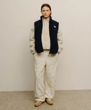 MARITHÉ SPORT FLEECE VEST IN NAVY image 5