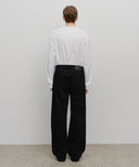 M HIGH STRAIGHT DENIM PANTS IN BLACK image 5
