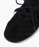 W LACE UP SUEDE SNEAKERS IN BLACK image 5