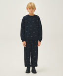 KIDS ALL OVER SWEATSHIRTS IN NAVY image 5