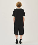 EMBO LOGO BERMUDA SWEAT SHORTS IN BLACK image 5