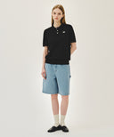 COOL TOUCH COLLAR HALF KNIT IN BLACK image 5