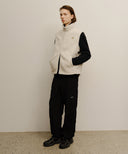 MARITHÉ SPORT FLEECE VEST IN IVORY image 5