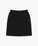 W VINTAGE CLASSIC LOGO SWEAT MINI SKIRT IN BLACK image 8