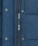 W DENIM CROP DOWN JACKET IN BLUE image 14
