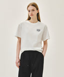 DOODLE BEAR TEE IN WHT/ BEG image 11
