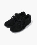 W LACE UP SUEDE SNEAKERS IN BLACK image 8