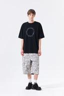 CAMOUFLAGE CARGO BERMUDA PANTS FOR MEN IN GRAY image 9