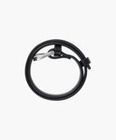 CLASSIC LOGO HALF MOON 2-WAY CROSS BAG IN BLACK
