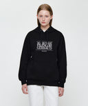CLASSIC LOGO EMBROIDERY HOODIE IN BLACK