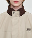 REVERSIBLE SAILING JACKET IN BEIGE