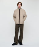 REVERSIBLE SAILING JACKET IN BEIGE